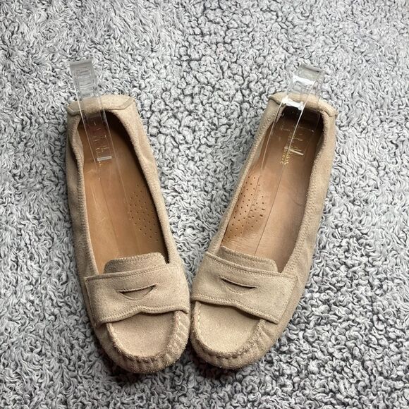 COLE HAAN 9 Nike Air Preppy Suede Retro Comfort Penny Loafers - Picture 3 of 10